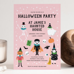 Uitnodiging voor Halloween House Party