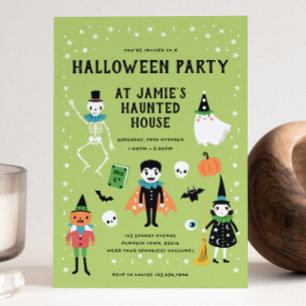 Uitnodiging voor Halloween House Party