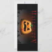 Uitnodiging voor Halloween Jack O' Lantern Feest (Achterkant)