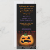 Uitnodiging voor Halloween Jack O' Lantern Feest (Voorkant)