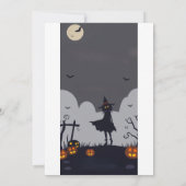 Uitnodiging voor Halloween Kind (Achterkant)
