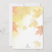 Uitnodiging voor Halloween Love Party (Achterkant)