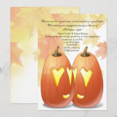 Uitnodiging voor Halloween Love Party (Voorkant / Achterkant)