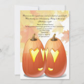 Uitnodiging voor Halloween Love Party (Voorkant)