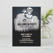 Uitnodiging voor Halloween Party (Staand voorkant)