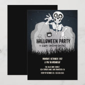 Uitnodiging voor Halloween Party (Voorkant / Achterkant)