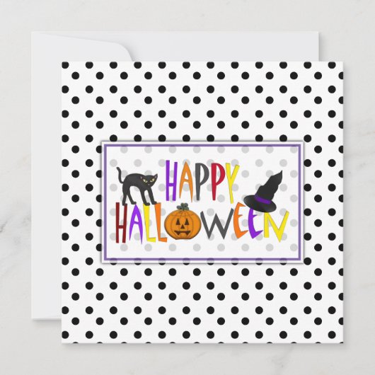 Uitnodiging voor Halloween Party (Voorkant)