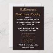Uitnodiging voor Halloween Party (Achterkant)