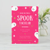 Uitnodiging voor Halloween Party (Staand voorkant)