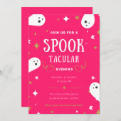 Uitnodiging voor Halloween Party (Voorkant / Achterkant)