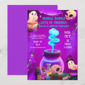 Uitnodiging voor Halloween Party (Voorkant / Achterkant)