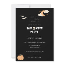 Uitnodiging voor Halloween Party