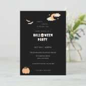 Uitnodiging voor Halloween Party (Staand voorkant)