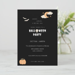 Uitnodiging voor Halloween Party