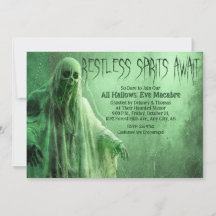 Uitnodiging voor Halloween Party