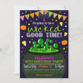 Uitnodiging voor Halloween Party (Voorkant)