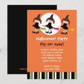 Uitnodiging voor Halloween Party (Voorkant / Achterkant)