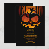 Uitnodiging voor Halloween Party (Voorkant / Achterkant)