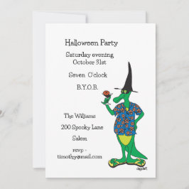 Uitnodiging voor Halloween Party