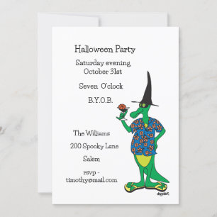 Uitnodiging voor Halloween Party