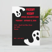 Uitnodiging voor Halloween Party (Staand voorkant)