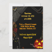 Uitnodiging voor Halloween Party (Achterkant)