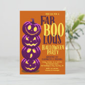 Uitnodiging voor Halloween Party (Staand voorkant)