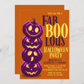 Uitnodiging voor Halloween Party (Voorkant / Achterkant)