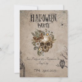 Uitnodiging voor Halloween Party