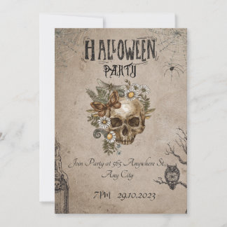 Uitnodiging voor Halloween Party