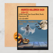 Uitnodiging voor Halloween Party (Voorkant / Achterkant)