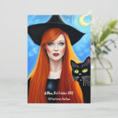 Uitnodiging voor Halloween Party (Staand voorkant)