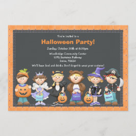 Uitnodiging voor Halloween Party