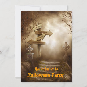 Uitnodiging voor Halloween Party