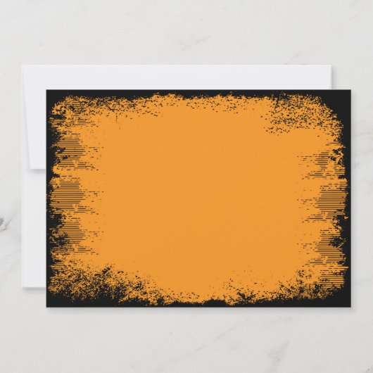 Uitnodiging voor Halloween Party (Achterkant)