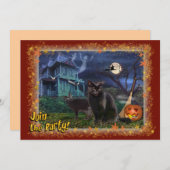 Uitnodiging voor Halloween Party (Voorkant / Achterkant)