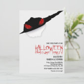 Uitnodiging voor Halloween Party (Staand voorkant)