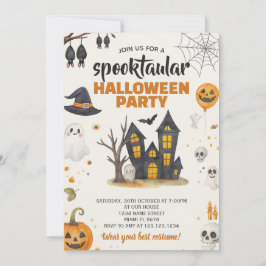 Uitnodiging voor Halloween Party
