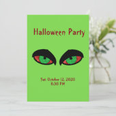 Uitnodiging voor Halloween Party (Staand voorkant)