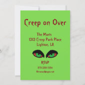 Uitnodiging voor Halloween Party (Achterkant)