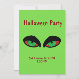 Uitnodiging voor Halloween Party