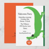 Uitnodiging voor Halloween Party (Voorkant / Achterkant)