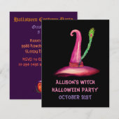 Uitnodiging voor Halloween Party (Voorkant / Achterkant)
