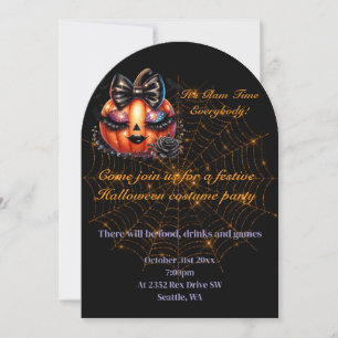 Uitnodiging voor Halloween Party