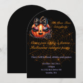 Uitnodiging voor Halloween Party (Voorkant / Achterkant)