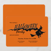 Uitnodiging voor Halloween Party (Voorkant / Achterkant)