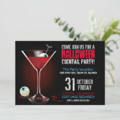 Uitnodiging voor Halloween Party (Staand voorkant)