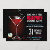 Uitnodiging voor Halloween Party (Voorkant / Achterkant)