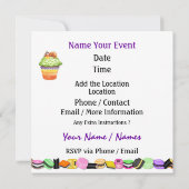 Uitnodiging voor Halloween Party (Achterkant)