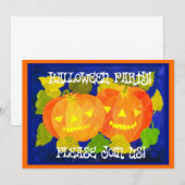 Uitnodiging voor Halloween Party (Voorkant / Achterkant)